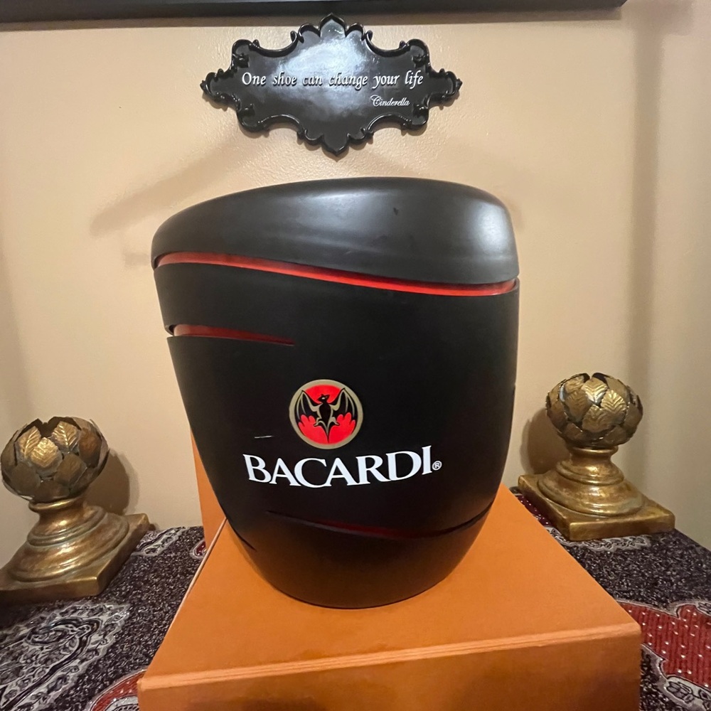 Large Plastic Bacardi Ice Bucket